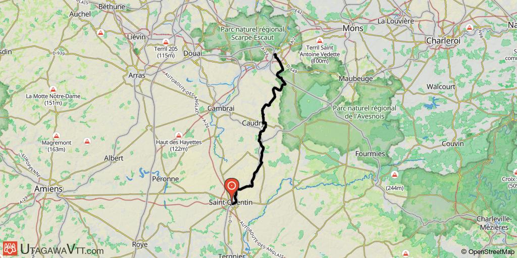 Paris - Roubaix à VTT : Etape 3/4 (Saint-Quentin - Valenciennes)