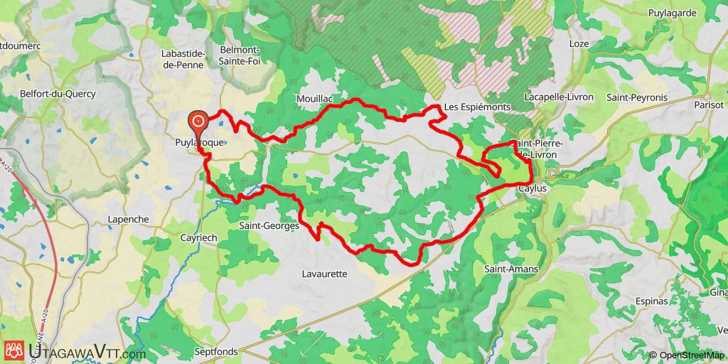 Puylaroquaine 2014 - 45 km