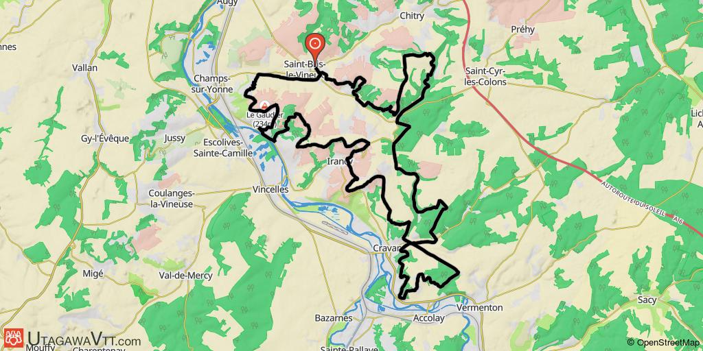 Au départ de Saint-Bris-le-Vineux