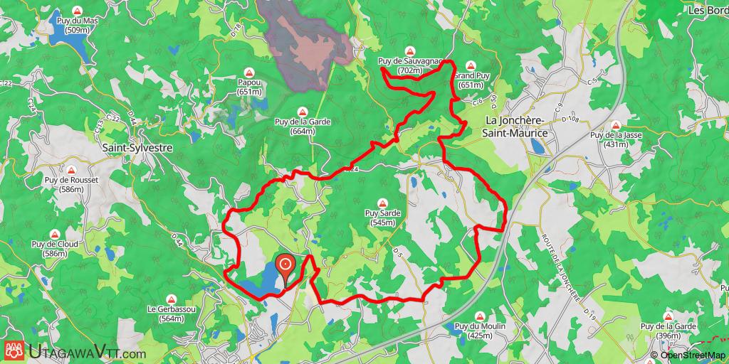 Les Monts d’Ambazac : circuit n° 5 