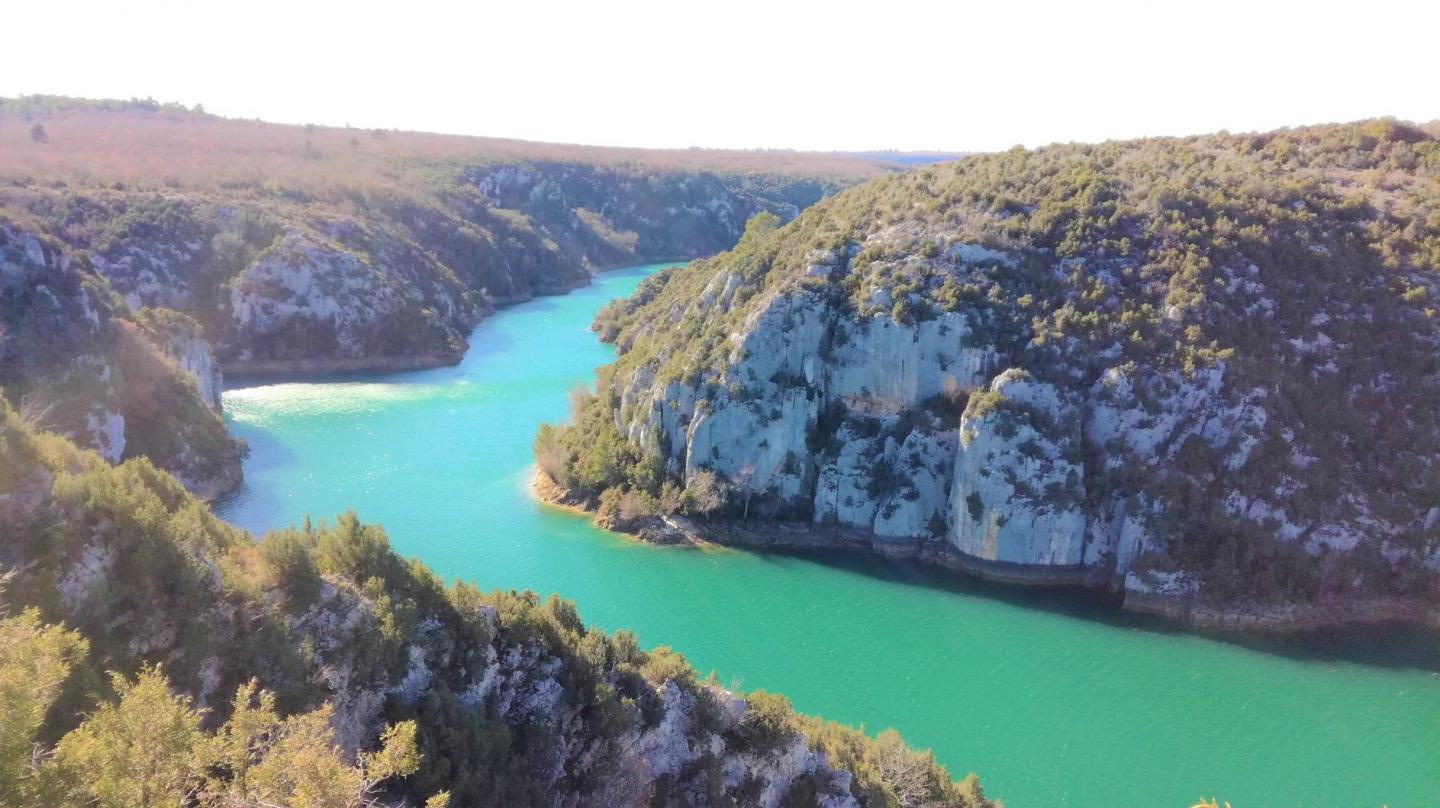 Le long des gorges du Verdon