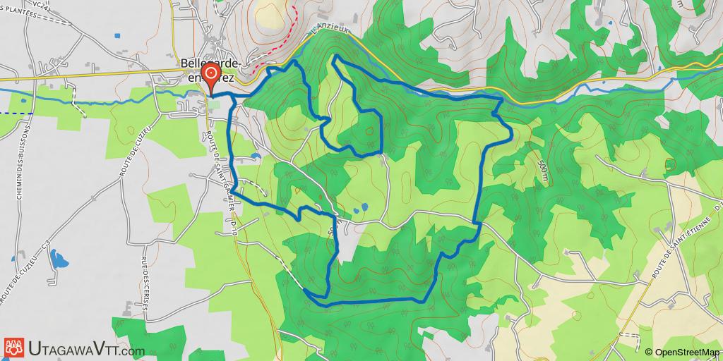 Bellegarde-en-Forez - Parcours 1