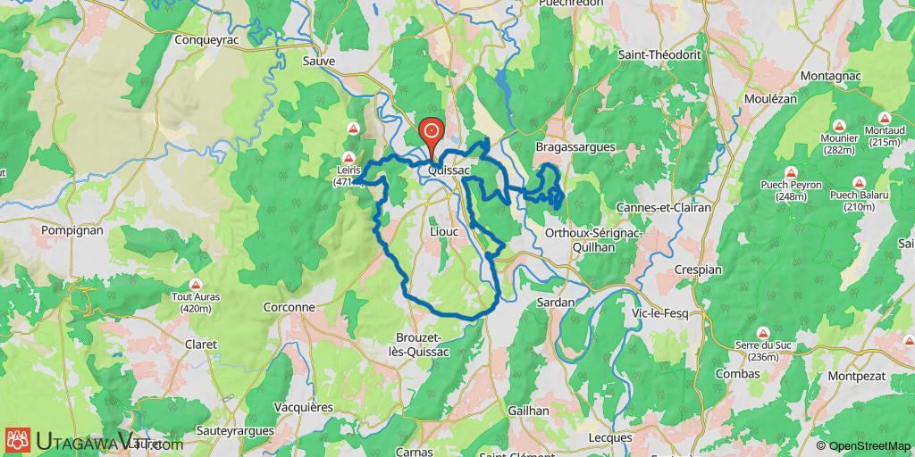 Rando VTT Quissac Coutach - 35 km