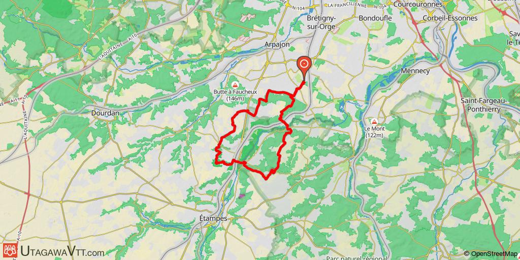 Les deux vallées - Cheptainville - 40 km