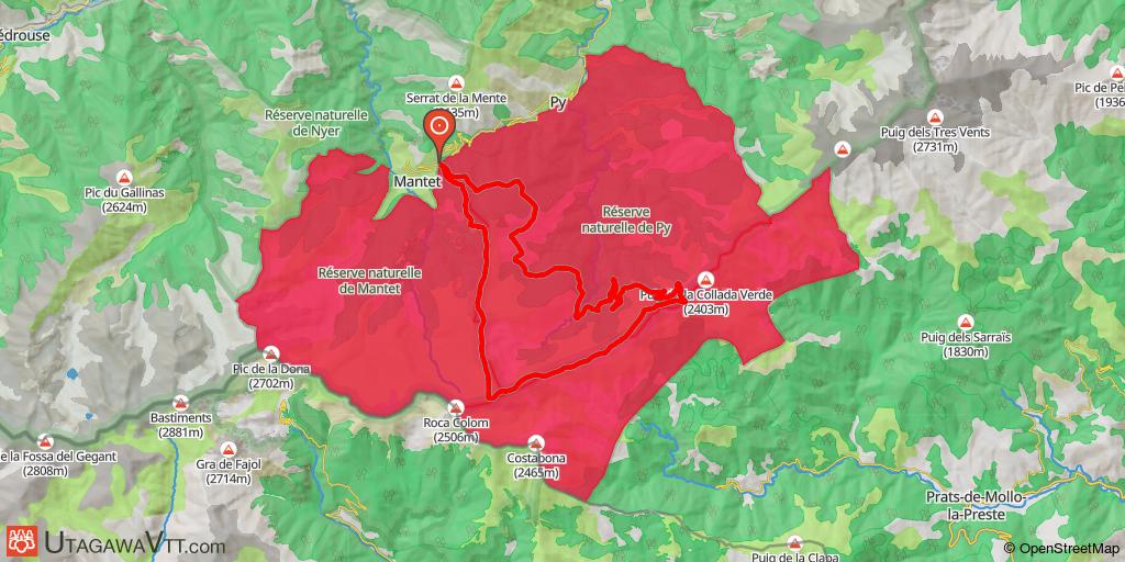 Porteille de Rotja en boucle depuis le col de Mantet