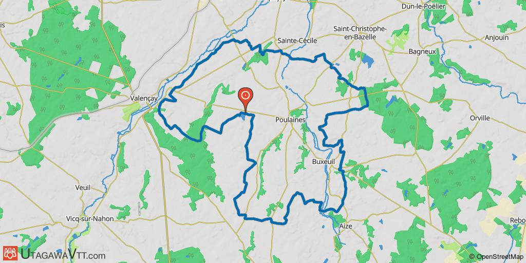 Randonnée Poulaines 2014 - 48 km