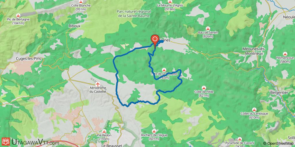Signes en descente (15 km de singles)