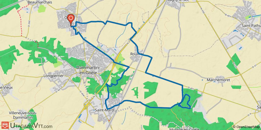 Othis - Bois de Montgé - Saint-Mard