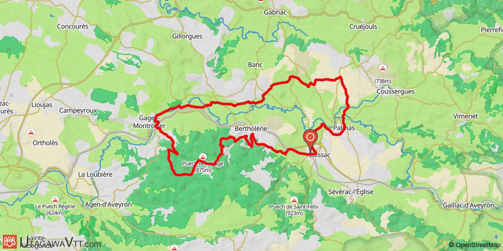 Forêt des Palanges et Aveyron