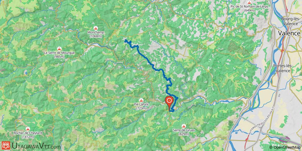 Vallée Eyrieux - Etape 3/4 - Les Ollières - St-Julien-Labrousse
