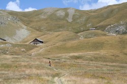 Vue sur le col depuis le refuge