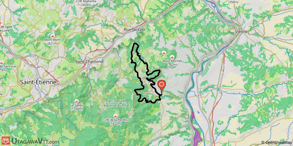 Rando dans le Pilat au départ de Pélussin