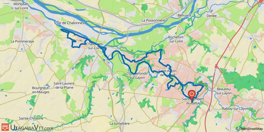 Vallée du Layon : entre St Lambert et Chalonnes