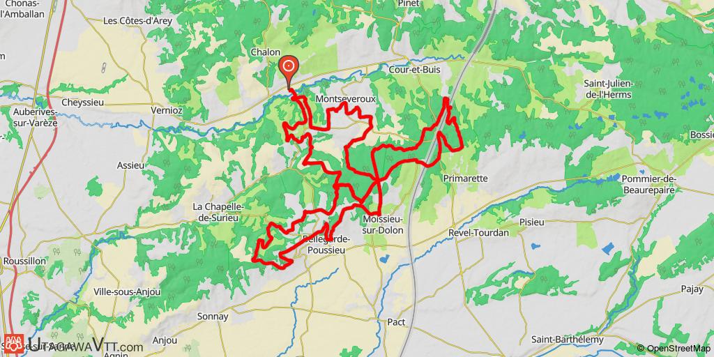 Rando "Le Sanglier 2014" -  Parcours de 50 km
