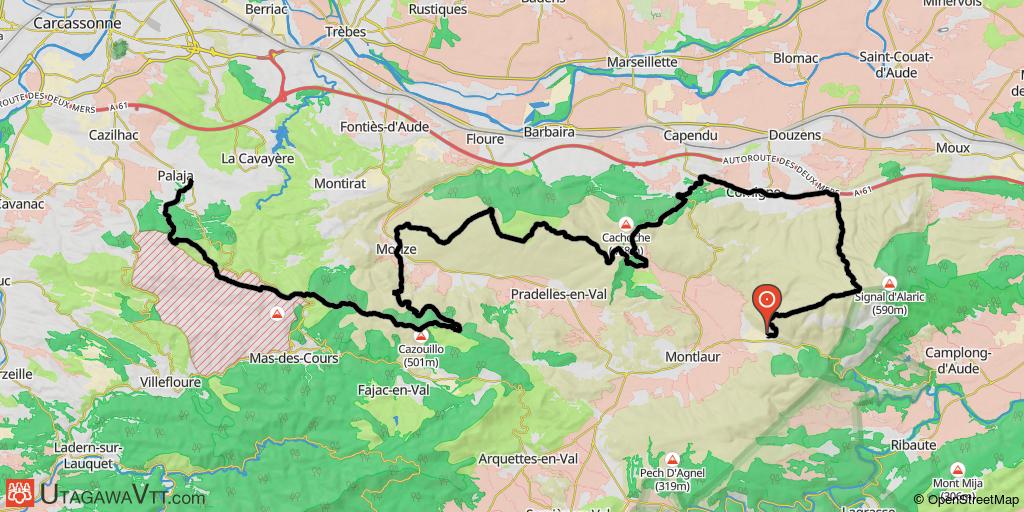 Raid en boucle - Corbières - Etape 2/2