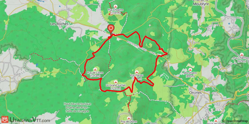 De Vulcania au Puy de Dôme (variante)