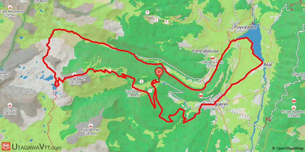 Descente de la vallée du Galbe