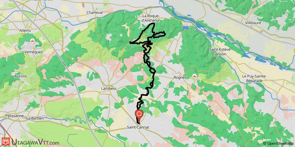 Saint-Cannat, boucle dans la chaîne des Côtes