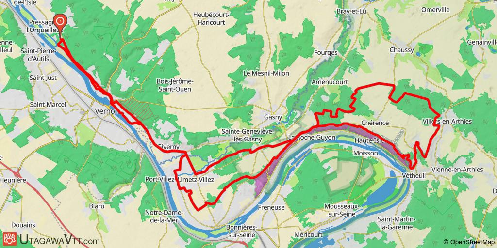 De Vernon à Villers-en-Arthies