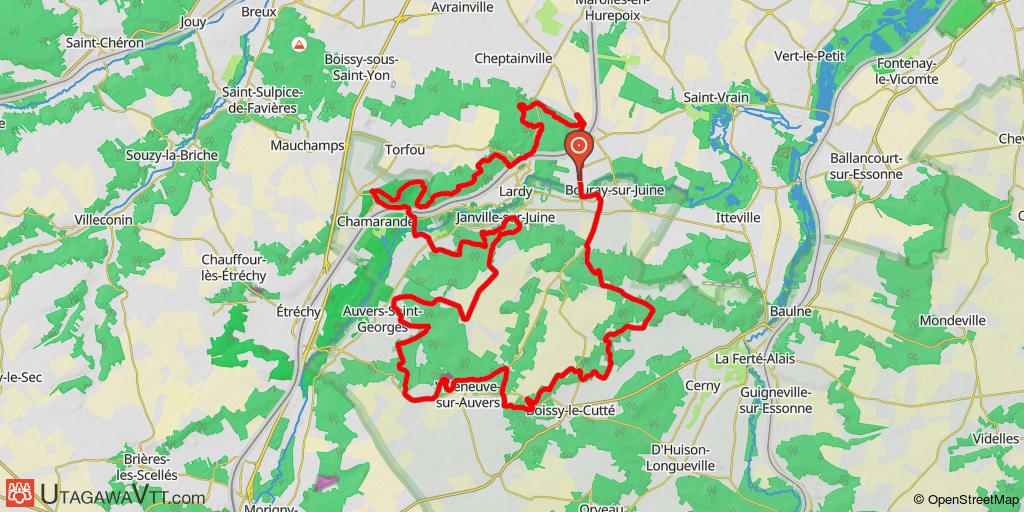Les Boucles de la Juine 2014 - 45 km