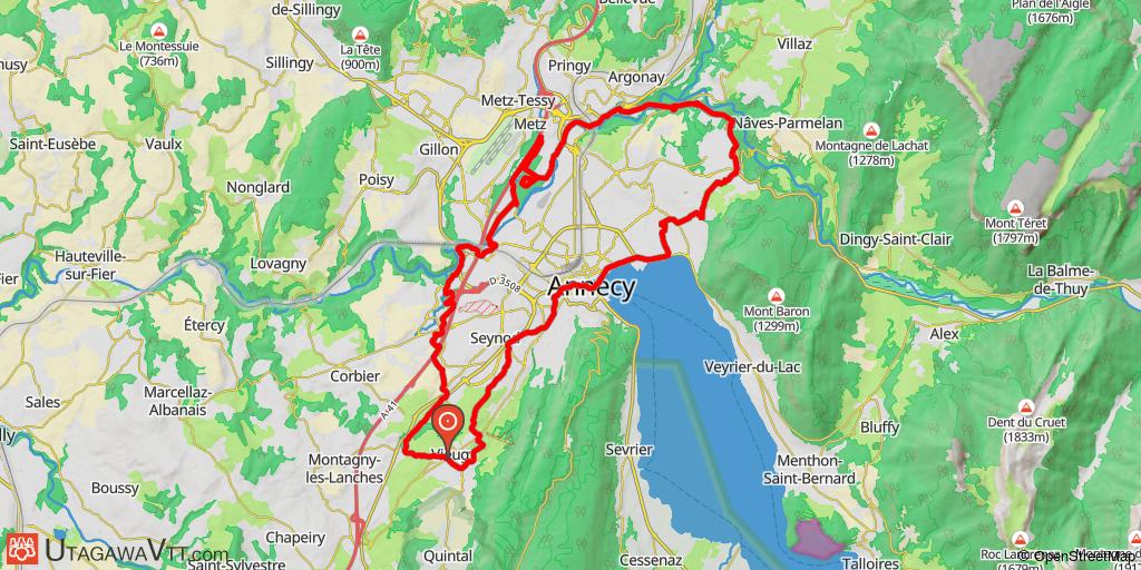 VTT urbain et péri-urbain à Annecy