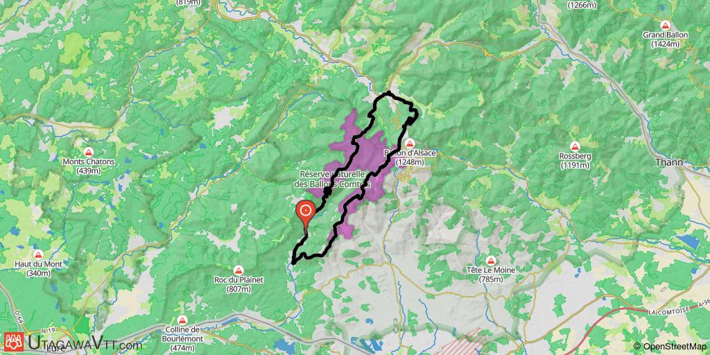 Plancher-les-Mines - Saint-Maurice-sur-Moselle via les Ballons de Servance et d'Alsace