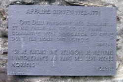 Plaque sur Puits SIRVEN