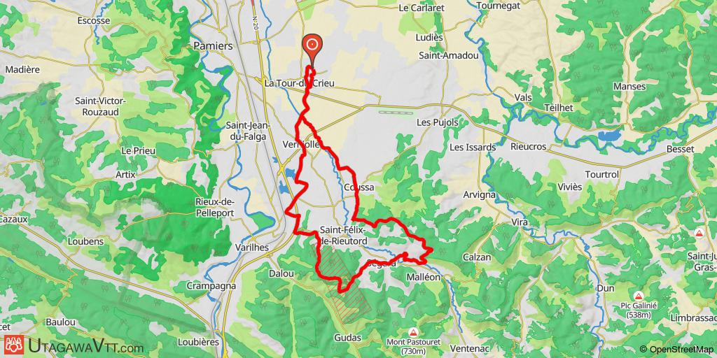 Les pistes du Plantaurel