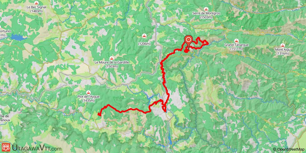Enduride dans les Cévennes -  St Laurent les Bains - Les Alpiers (Etape 4/4)