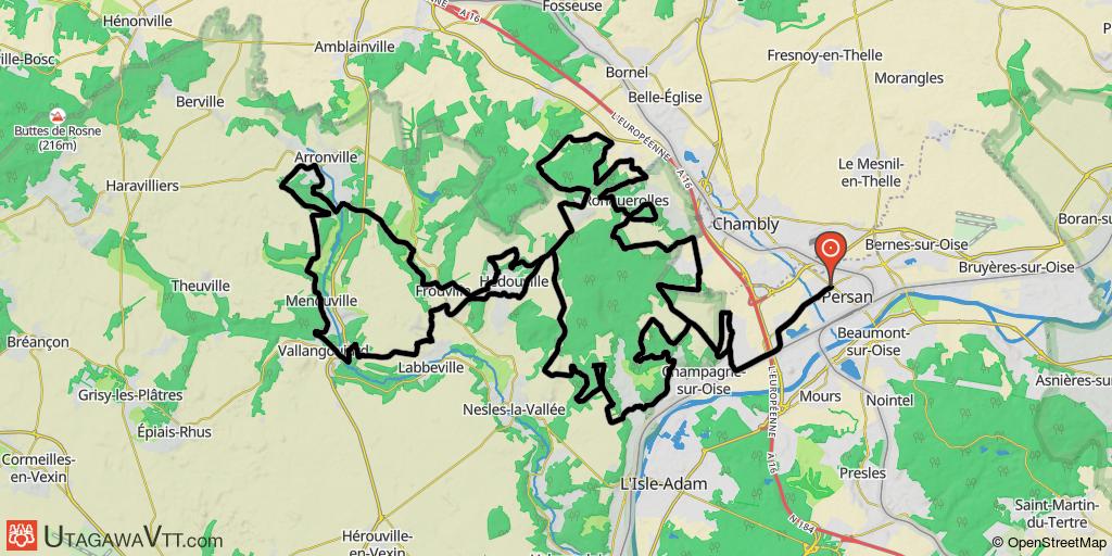 Rando de Champagne-sur-Oise - 70 km