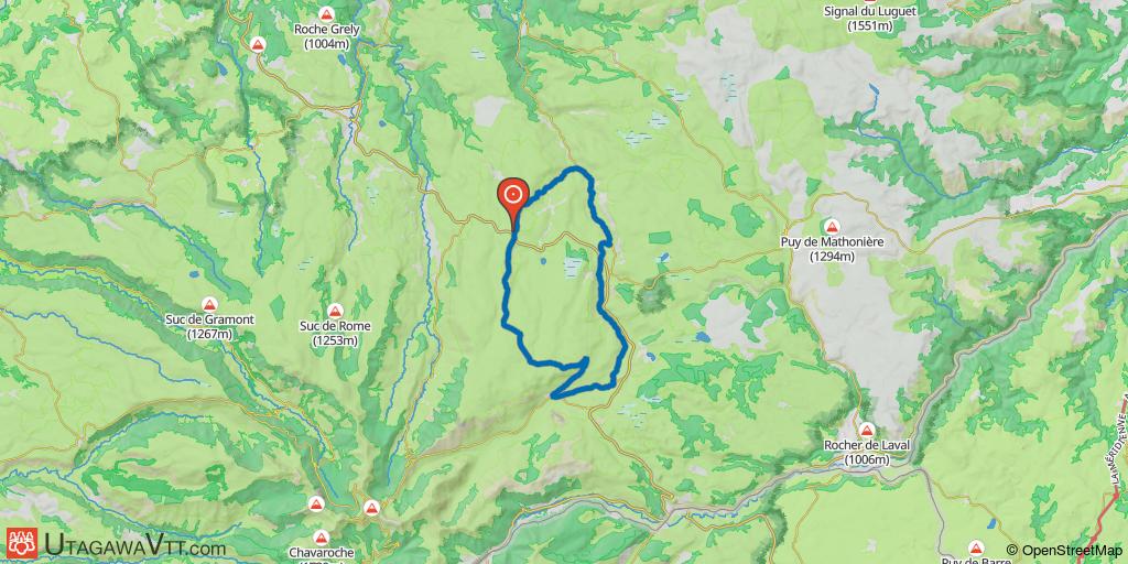 Le plateau du Limon et la vallée de la Santoire