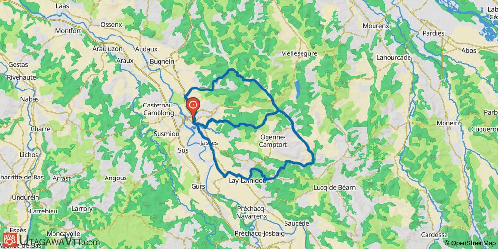 Balade forestière autour de Navarrenx - Circuits n°6 et 10