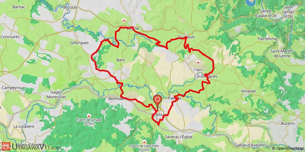 Randonnée Jaune Roc Laissagais 2015 - 45 km