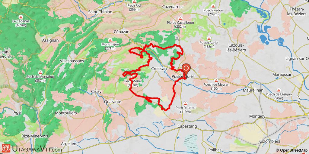 Puisserguier - Rando du Pélican - 38 km
