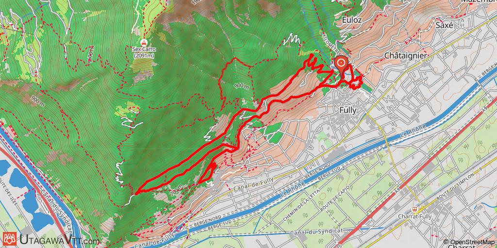 Randonnaz Bike parcours Elite