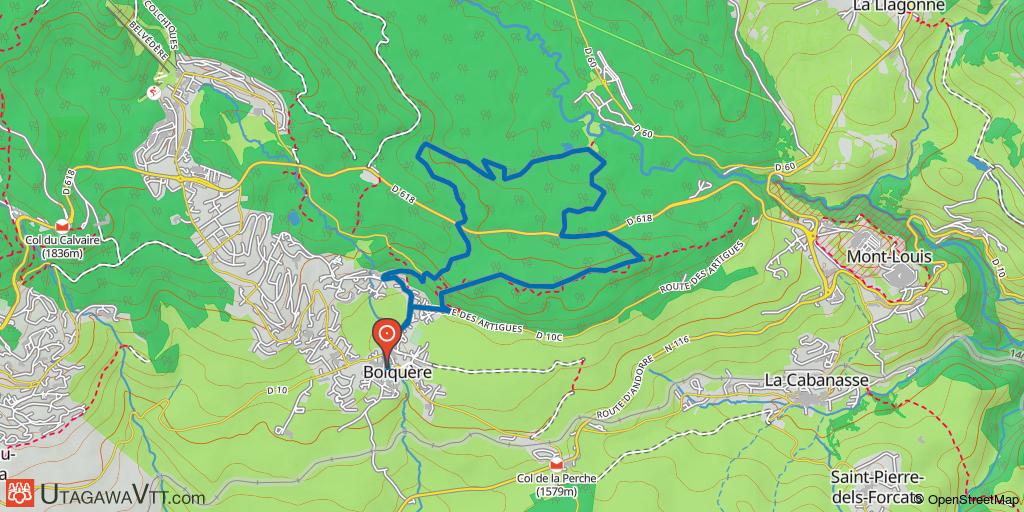 Bolquère - Circuit dans la forêt de pins