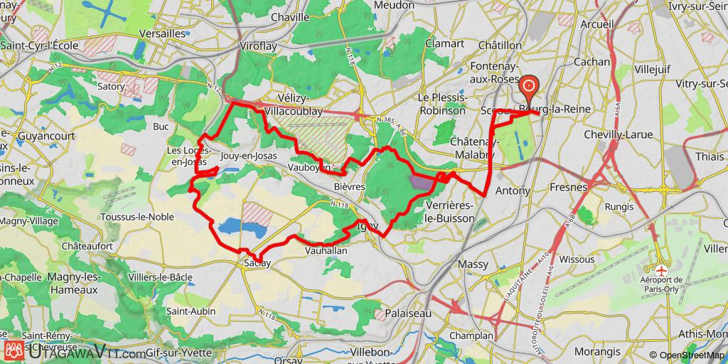 Boucle Bourg-la-Reine - Saclay