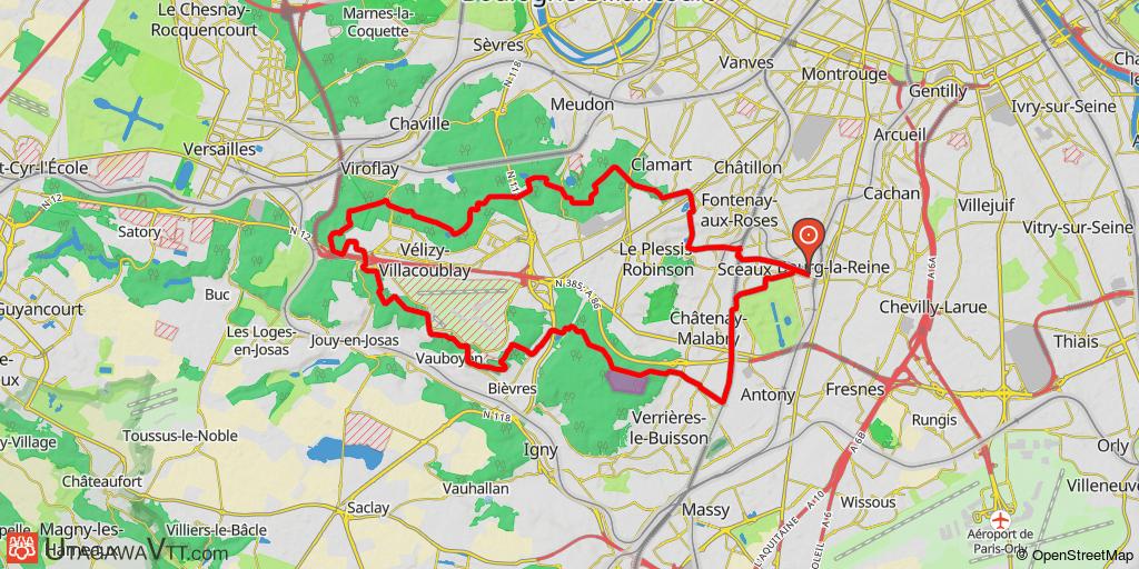 Boucle Bourg-la-Reine - Meudon