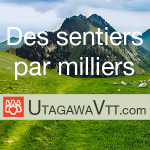 UtagawaVTT, des milliers de randonnées VTT avec traces GPS.